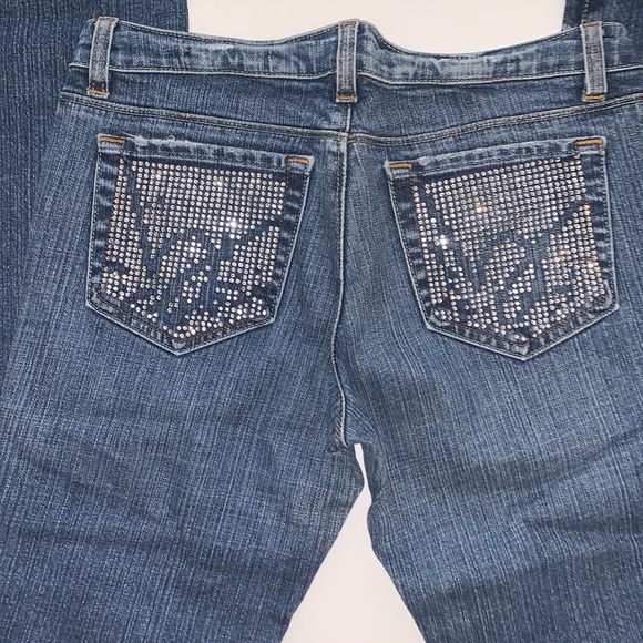 Bebe Rhinestone Jeans 29 NWOT - Picture 3 of 8